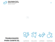 Tablet Screenshot of distribucionesquimicel.com